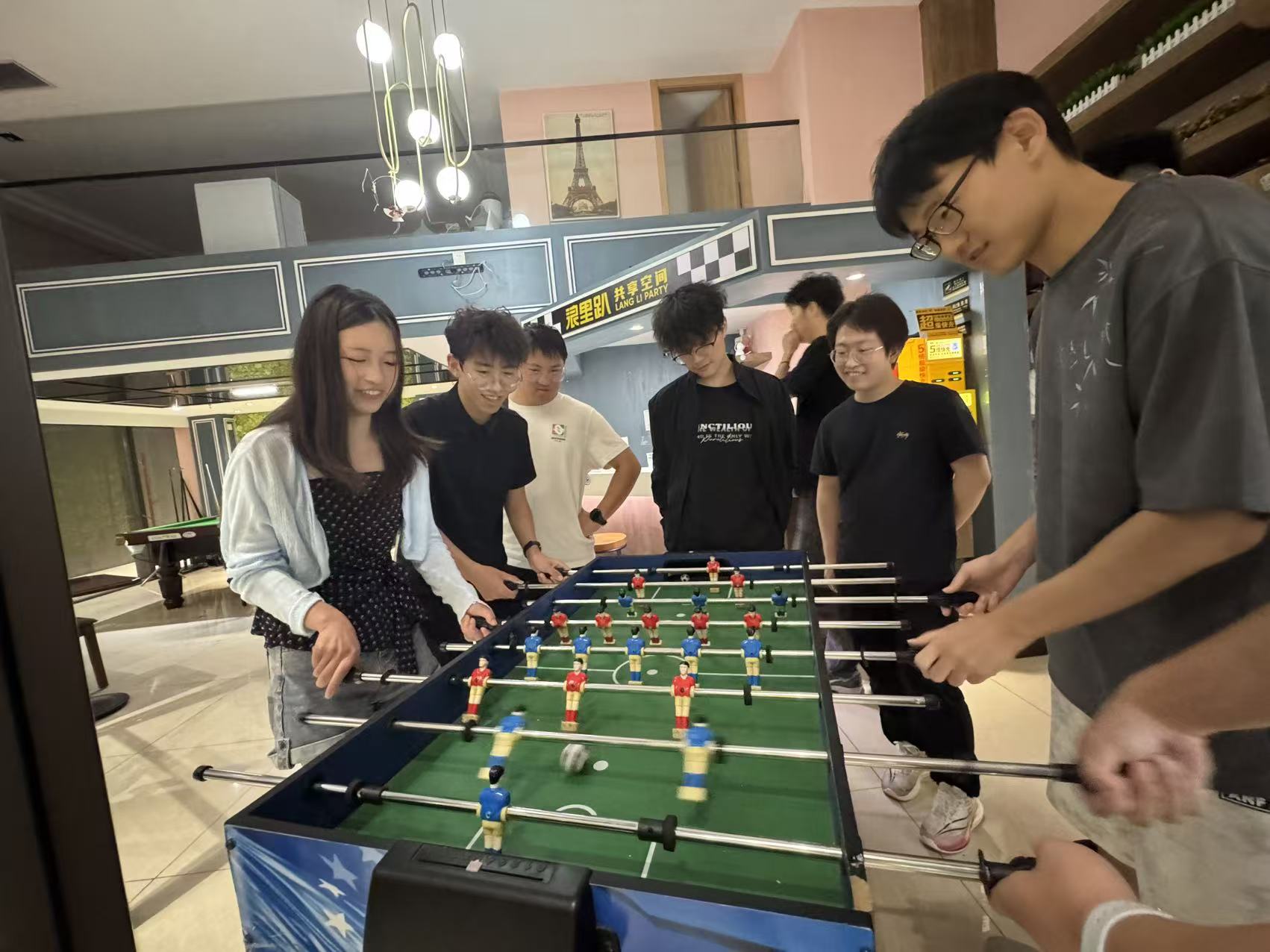 邮电印象团队团建桌上足球活动